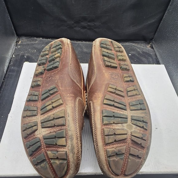 Trask Tan Leather Slip-On Loafers‎ Men Size 10 main image 5